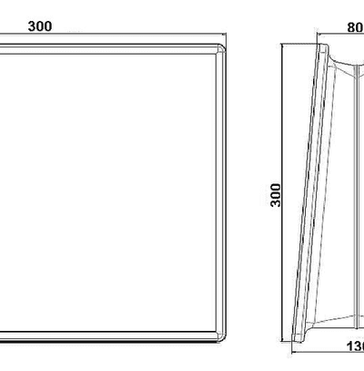 Neutro Q30 Trapezoidal MET pustak szklany luksfer